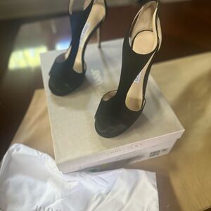 Jimmy Choo Black Heels Elegant Design